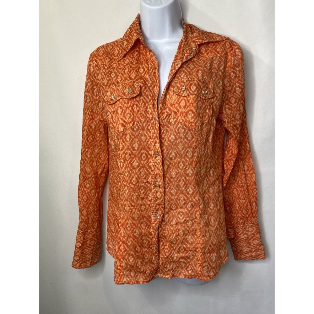 Michael Kors Womens Western Shirt Size 6 Fall Country Girl Cowgirl Equestrian